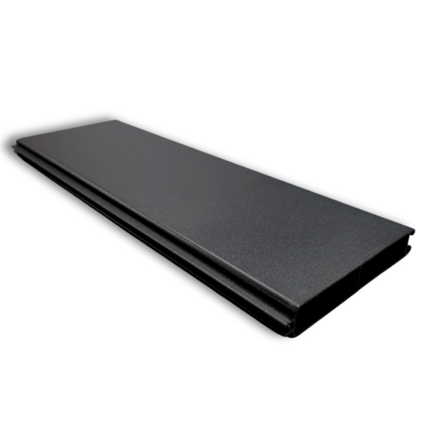 Aluminium Black 5.65m 100mm width Tongue & groove slat - Image 3