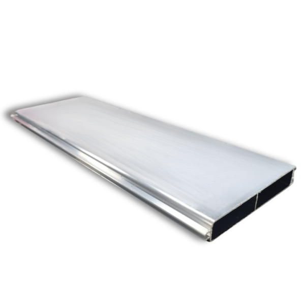 Aluminium Mill, Unfinished 5.65m 100mm width Tongue & groove slat - Image 3