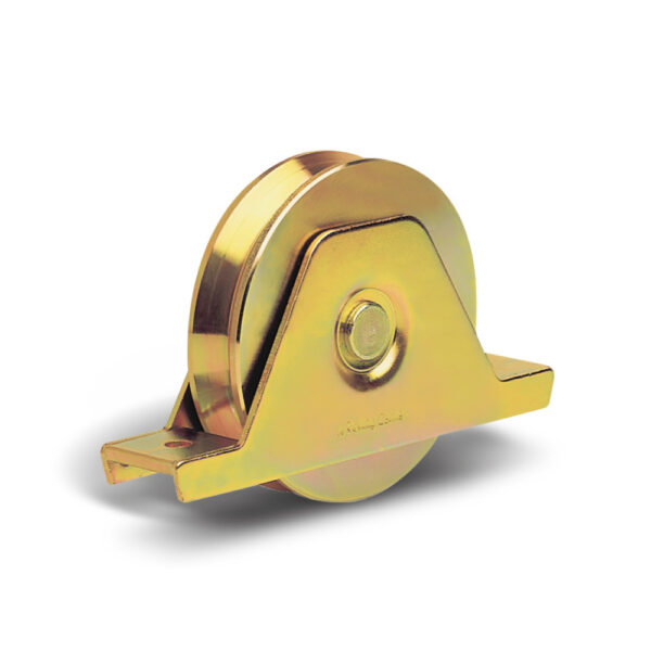 1022 PSV 100mm diameter v-groove wheel with support and two bearings