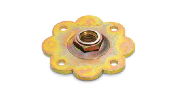 PR24 Adjustable flower plate 130mm for hinge wrought iron range M24
