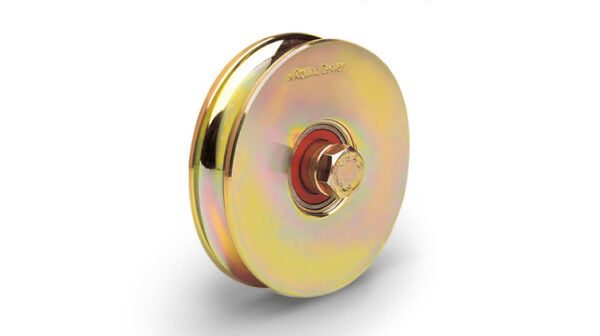 1027 O 100mm diameter o-groove normal wheel with 1 bearing