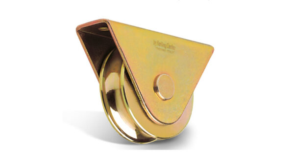 827 PCO 80mm diameter o-groove wheel with closed support and one bearing