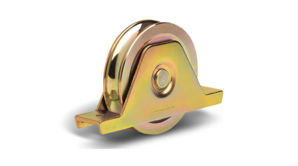 1027 PSO 100mm diameter o-groove wheel with 1 bearing & support
