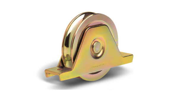 1026 PSO 100mm diameter o-groove wheel with support and 2 bearings