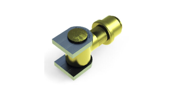 C 24A Hinge with wings to be welded M24 thread (55 to 90 adjust)