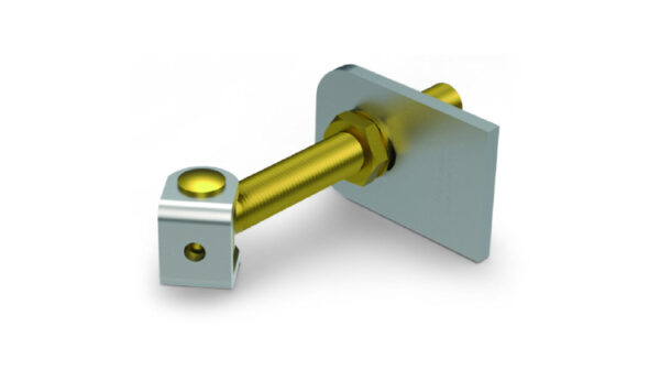 CL 24R Hinge to be welded with plate M24 thread with double regulation 180 degree