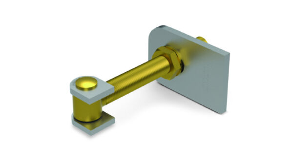 CL 24RA Winged Hinge with plate M24 thread with double regulation 180 degree (TO WELD)