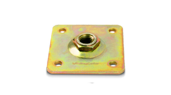 PR30 Adjustable Hinge Plate (120x120) with nut M30 thread