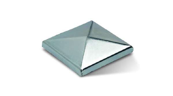 CAP 12Z Galvanise Weldable cap for square profiles 125 x 125mm