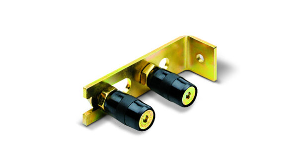 184 Plate with 2 Rollers for Sliding Door