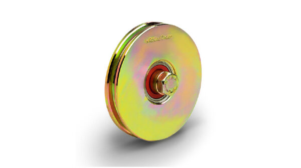 1020 U 100mm diameter u-groove normal wheel with 1 bearing