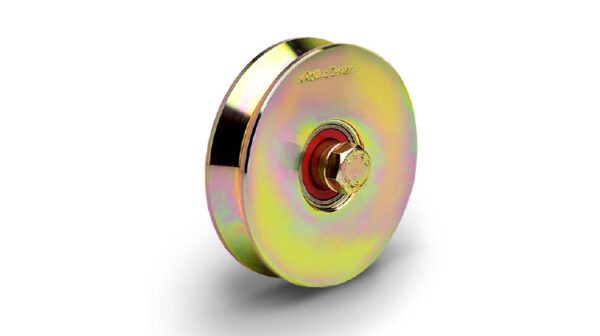 1030 V 100mm v-groove normal wheel with 2 bearings