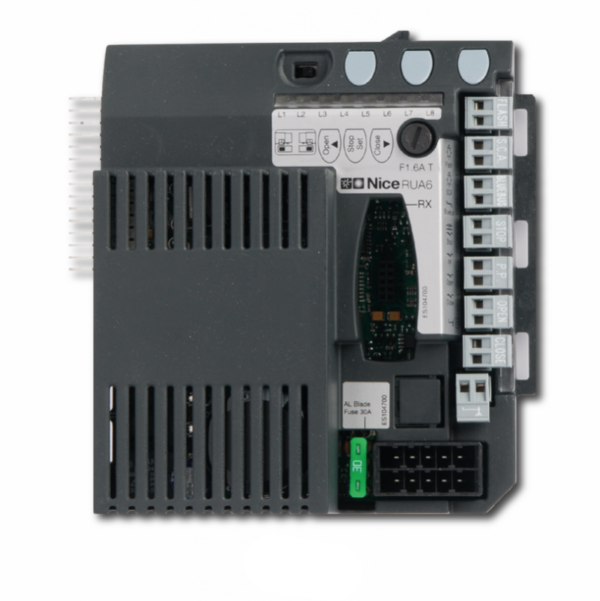 Nice RUA6 Replacement control unit for RUN HI-SPEED sliding motors