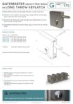 Gatemaster SWKLLT Datasheet & Manual