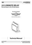 Videx 2213 Manual