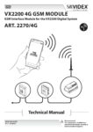 Videx 2270/4G Manual