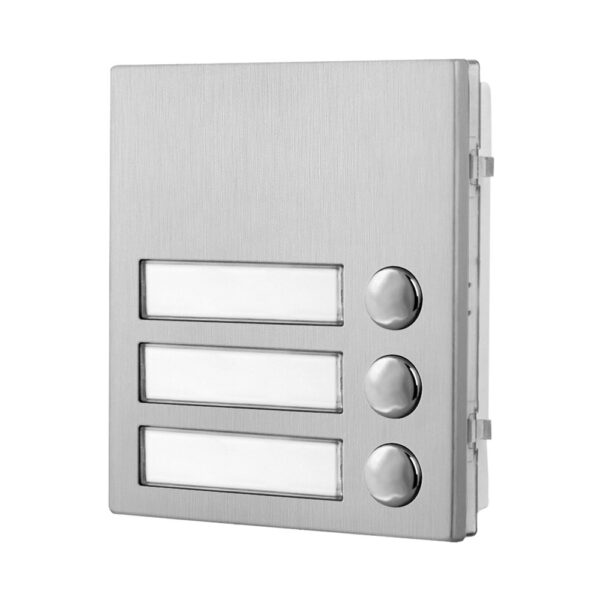 Videx 4043/M 3 call button expansion module matt finish