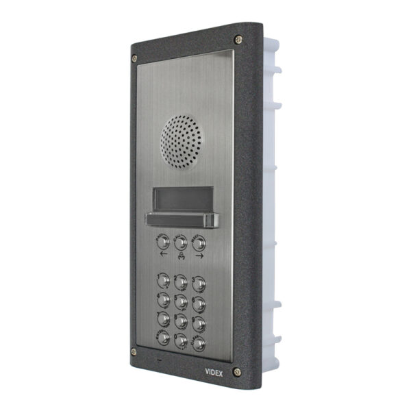 Videx 4202/1/F/R Flush digital audio door panel with name search facility