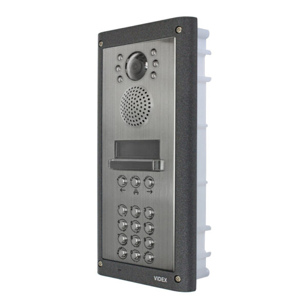 Videx 4202/1/FV/R/C Flush digital video door panel with name search facility