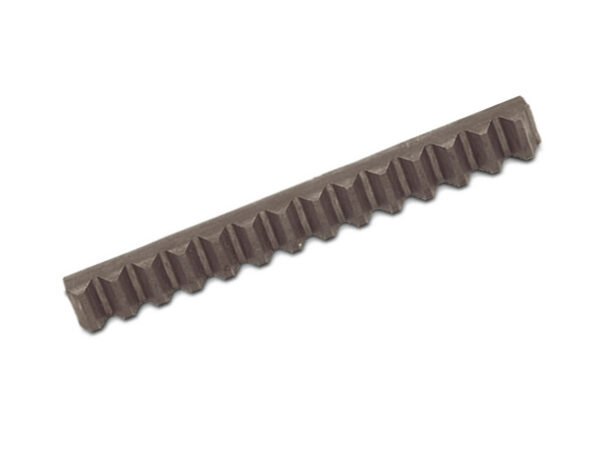 42/159 2m Non-Galvanised 22x22 slotted MOD4 Gear Rack