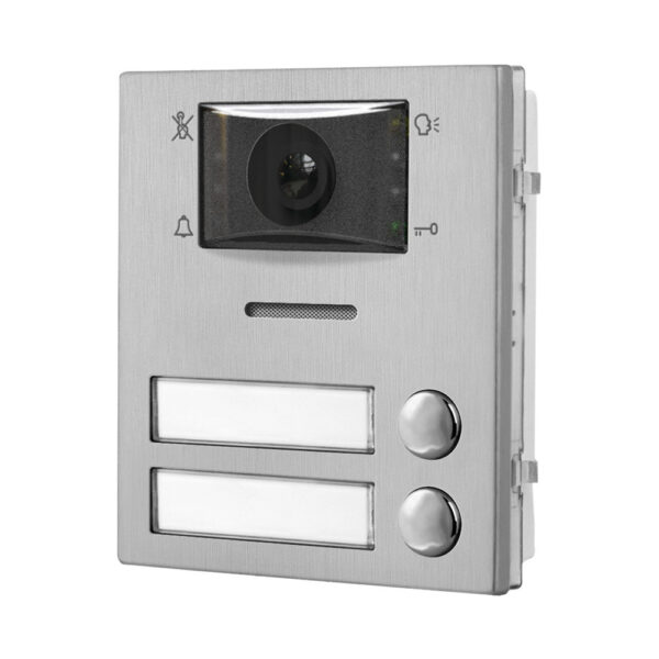 Videx 4284X-2/M VX2200 functional 2 button speaker and camera module with prox matt finish