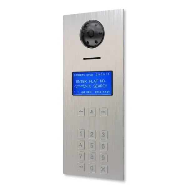 Videx 4512R/M IP digital camera module with display and scroll keys - matt finish
