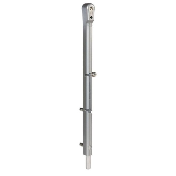 Locinox Keydrop lockable dropbolt in Silver