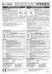 Videx 4832-1D/C/W Manual 2