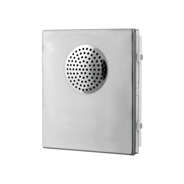 Videx 4837-0/M 0 button speaker module (4+1 systems) - matt finish