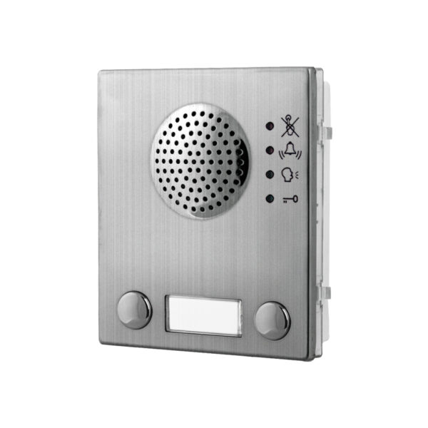 Videx 4838-1D/M 2 button intelligent speaker module (4+1, 5+1 systems) - matt finish