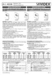 Videx 4838-0 Manual