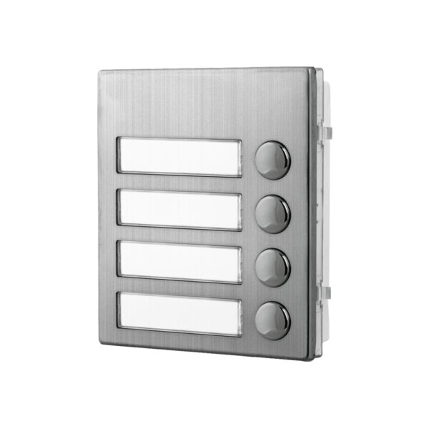 Videx 4844/M 4 call button expansion module - matt finish