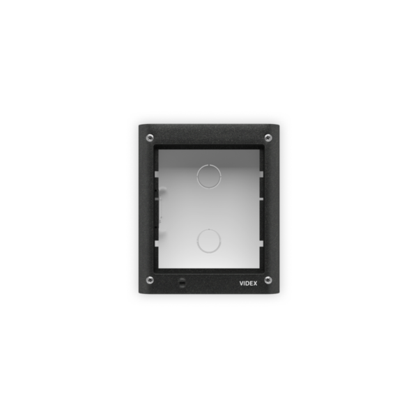4851 Videx Single Module Grey Flush back box unit