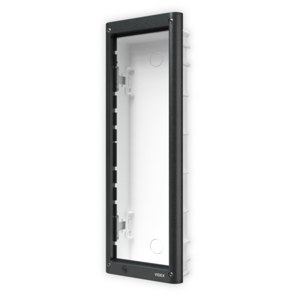 4853 Videx 3 Module Grey Flush back box unit - Image 2