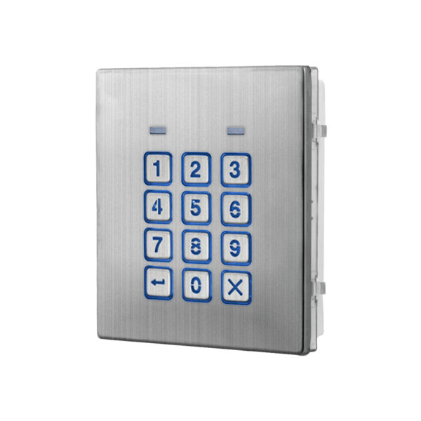 Videx 4901/M backlit keypad module, 3 codes & 3 relays - matt finish