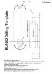 Borg BL5002 Fixing Template