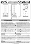 Videx 5112 Manual