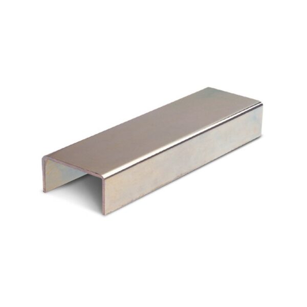 58/65Z 3m galvanised U guide channel for sliding gates
