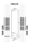 Borg BL6001 Fixing Tempalte