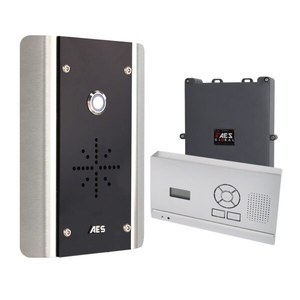 AES 603-HF-AB Architectural Wireless Audio Intercom kit with wall/desk mount handset
