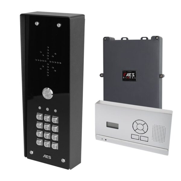 AES 603-HF-IBK Imperial Wireless Audio Intercom with keypad and wall/desk mount handset