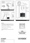Videx 6286 Quick Guide