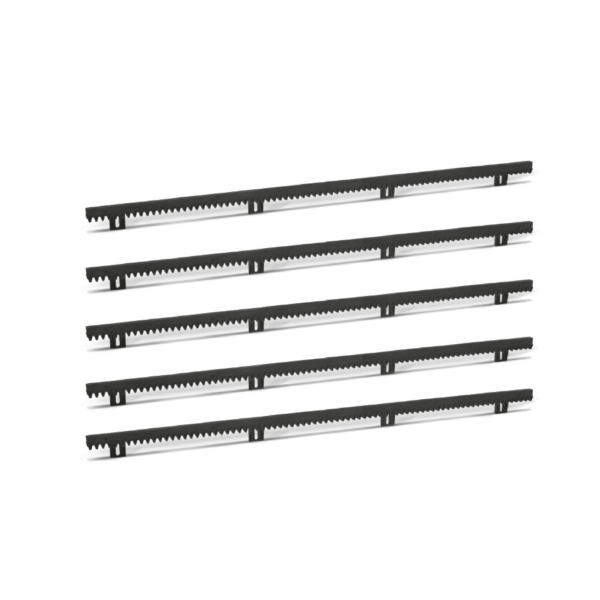 BUNDLEKIT9 - x5 63/4 1m Nylon gear rack with Steel core 30 x 20mm x 1m
