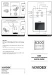 Videx 6388 Quick Guide