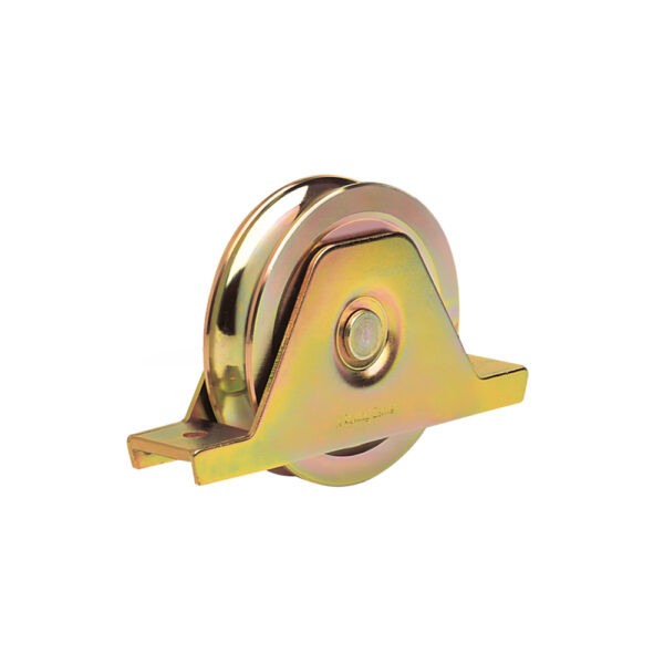 827 PSO 16 80mm diameter o-groove wheel for 16mm tracks with 1 bearing & support