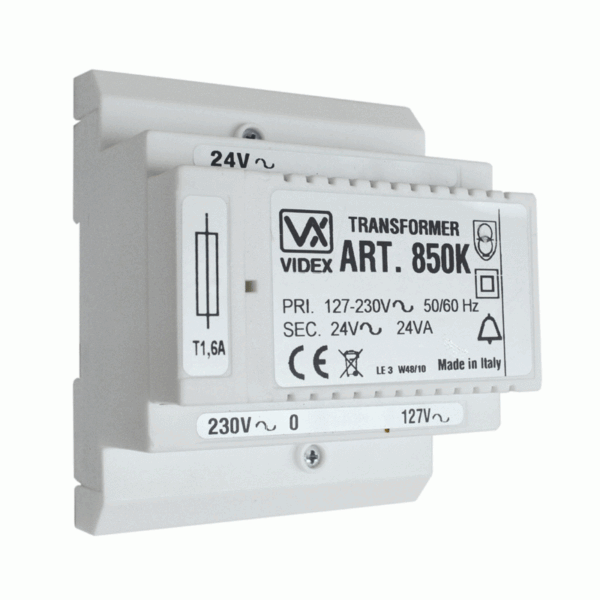 Videx 850K 24v ac transformer