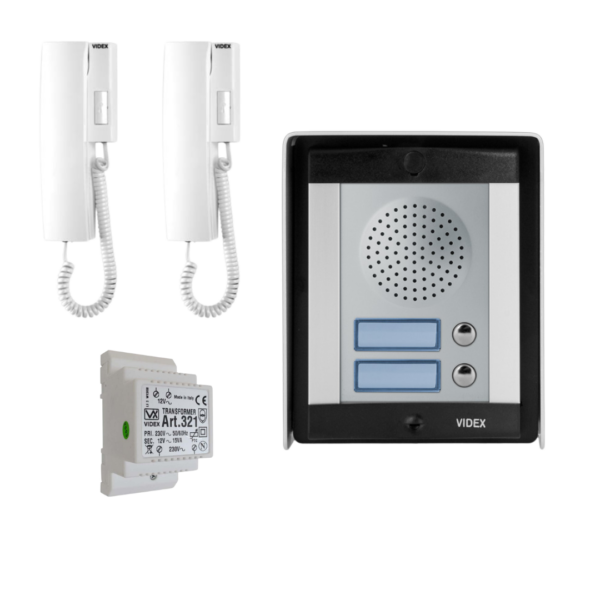 Videx 8K-2S 8000 Series 2 way Audio intercom