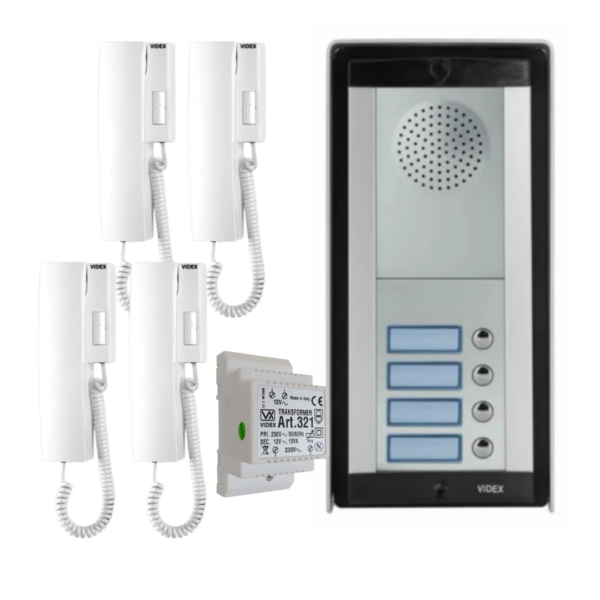 Videx 8K-4S 8000 Series 4 way Audio intercom