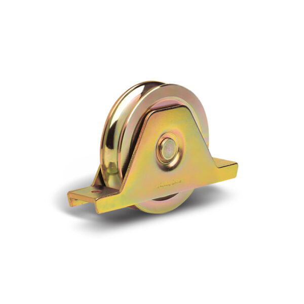 927 PSO 90mm diameter o-groove wheel with support and one bearing