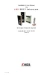 AES 603 Intercom Manual